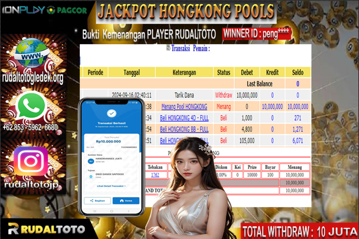 Prediksi Rudaltoto Situs Toto Togel Online