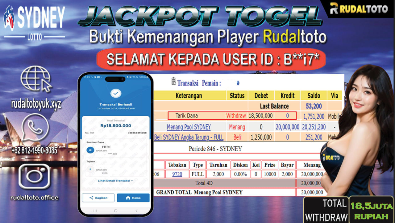 Prediksi Rudaltoto Situs Toto Togel Online